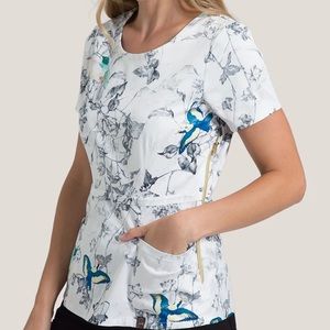 • JAANUU scrub top - Peplum top •